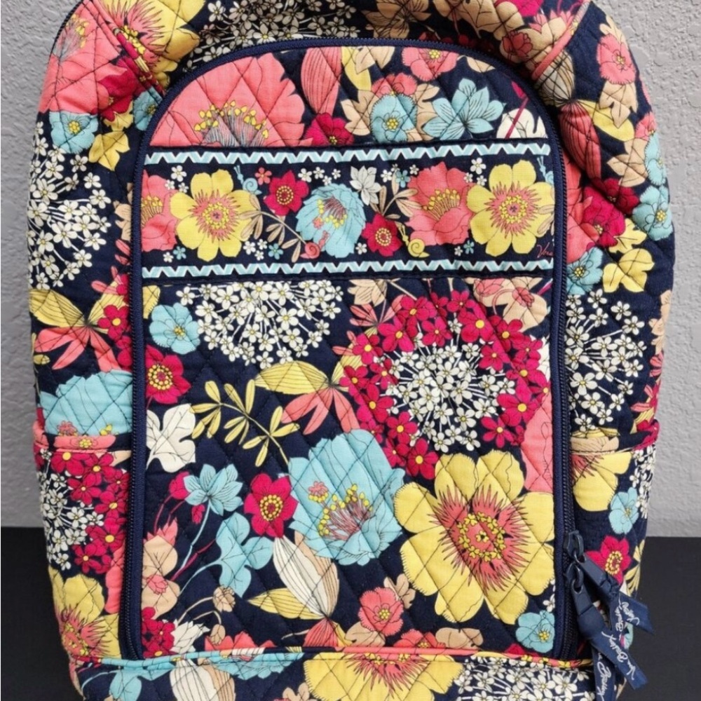 NEW Vera Bradley Happy Snails Laptop Backpack